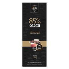 Chocolate Amargo 85% Cacau com Nibs de Cacau 100g