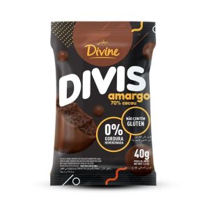 DIVIS Chocolate Amargo 70% Cacau 40g