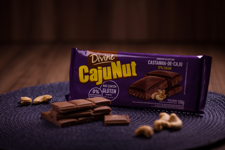 CajuNut: mistura de chocolate com castanha-de-caju para conquistar seu paladar