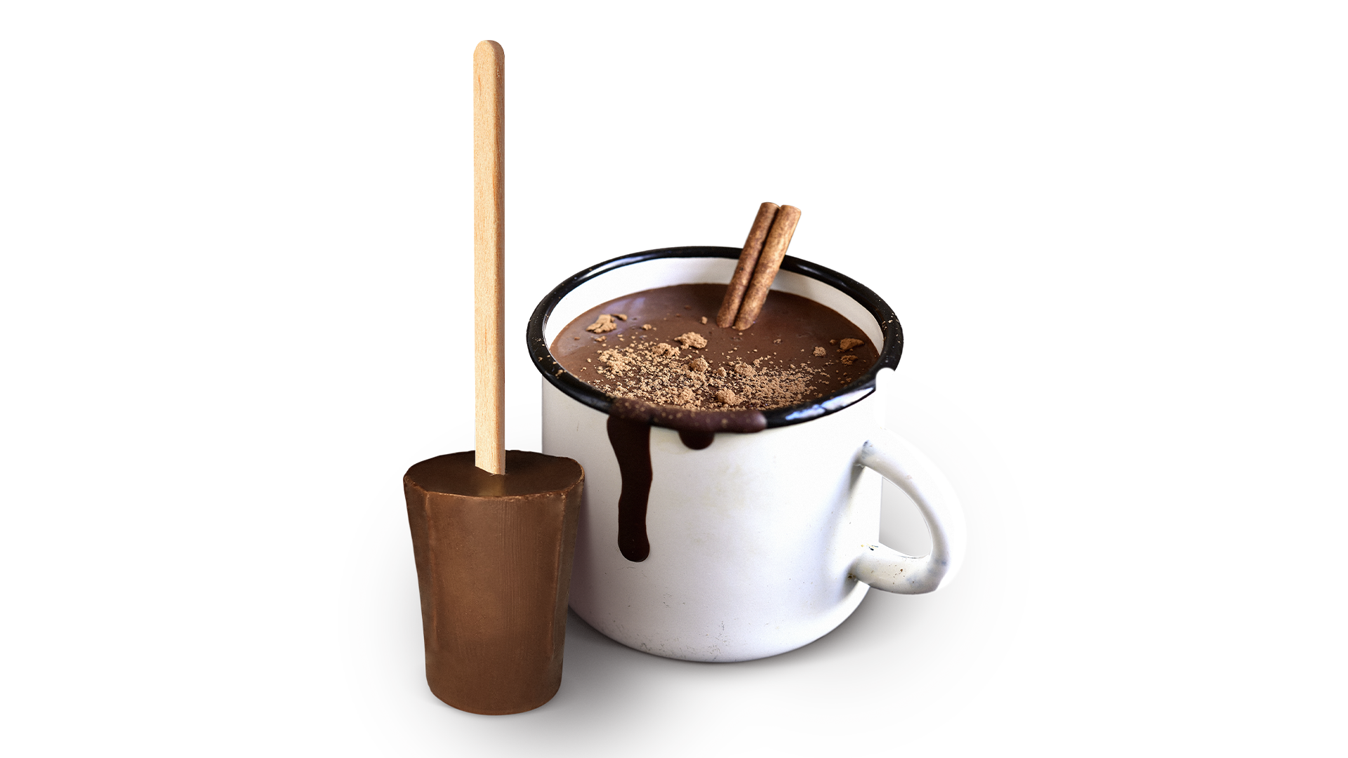 Praticidade e sabor: conheça o chocolate quente no palito